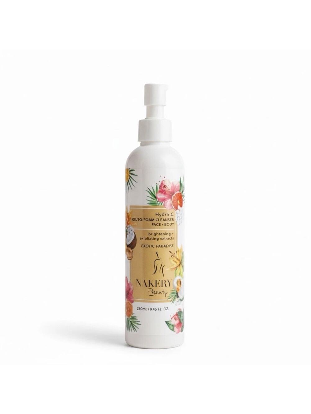 Nakery Beauty Hydra-C Oil-to-Foam Cleanser Face and Body
